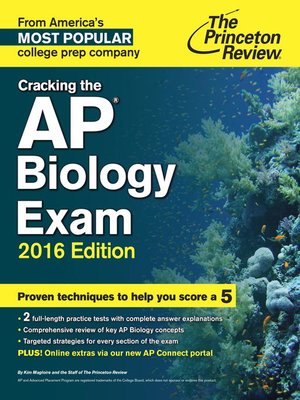 cover image of Cracking the AP Biology Exam, 2016 Edition